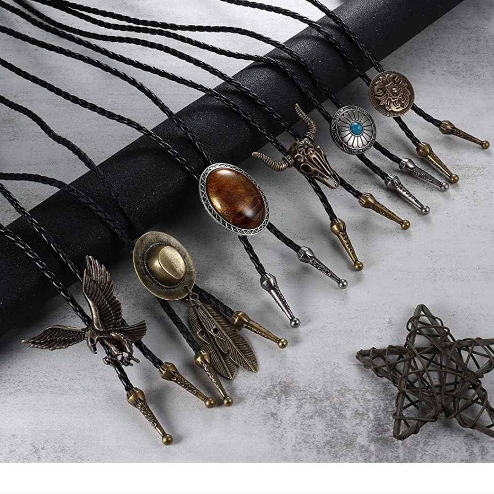 New Set of 6 Bolo 39.5" ties